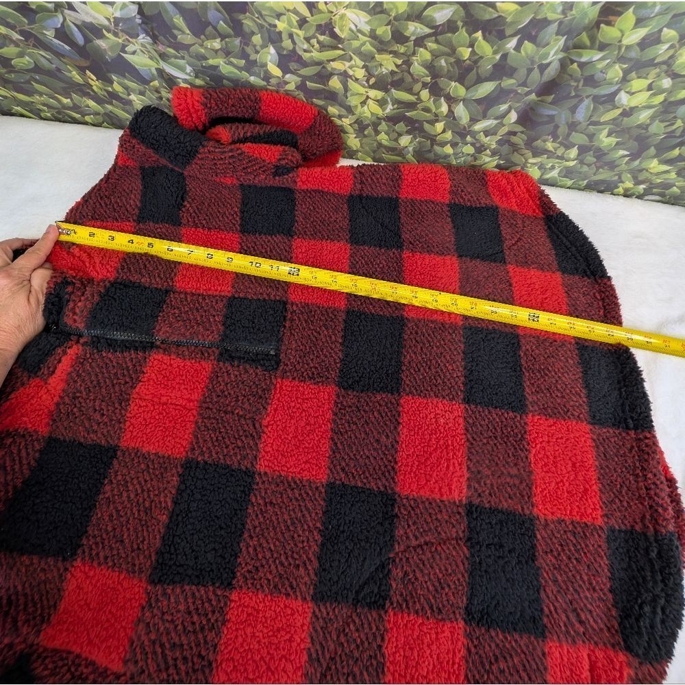 Koolaburra by UGG Buffalo Check Brushed Back Sherpa Pullover - Picture 12 of 12